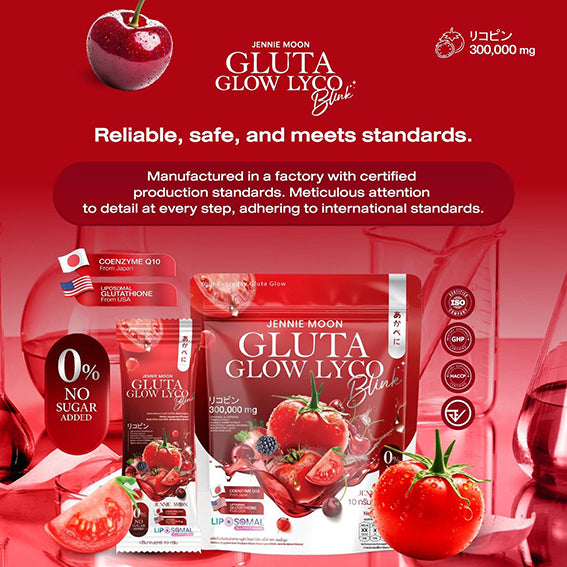 Jennie Moon Gluta Glow Lyco Blink (30 Sachets)