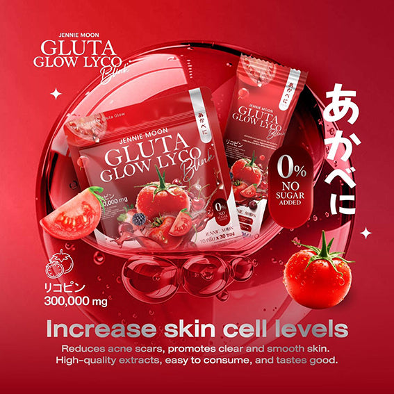 Jennie Moon Gluta Glow Lyco Blink (30 Sachets)