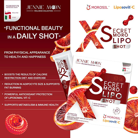 Jennie Moon Secret Moro Lipo Shot XS (14 sachets)