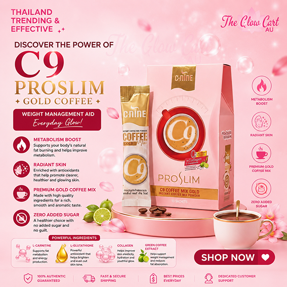 C9 (C-Nine) Pro Slim Coffee Mix Gold (10 Sachets)