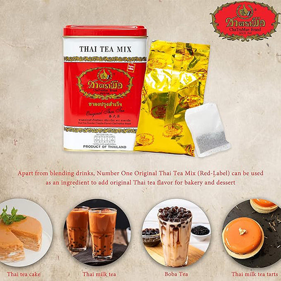ChaTraMue - Original Thai Tea Mix 50 Tea Bags (200g)