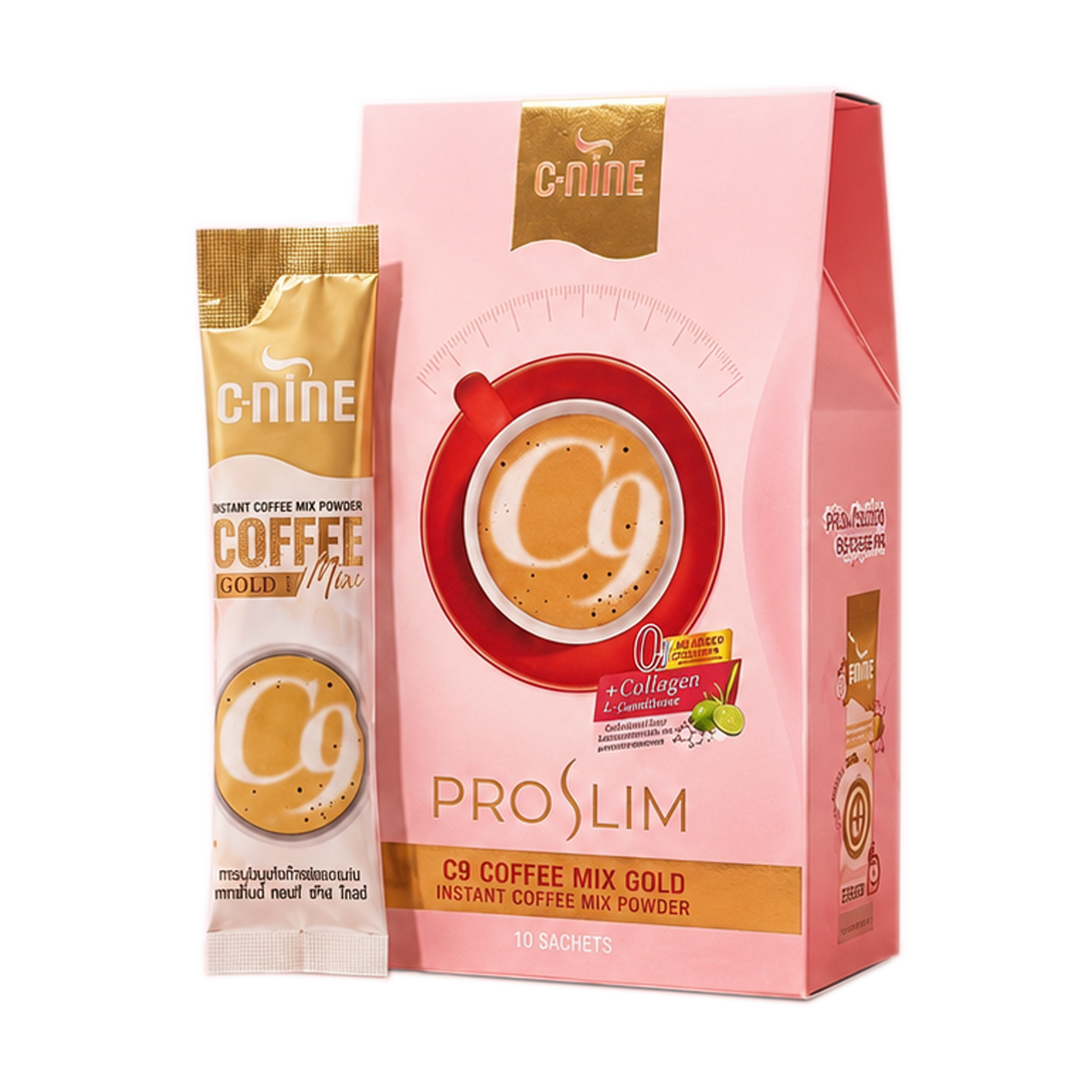 C9 (C-Nine) Pro Slim Coffee Mix Gold (10 Sachets)