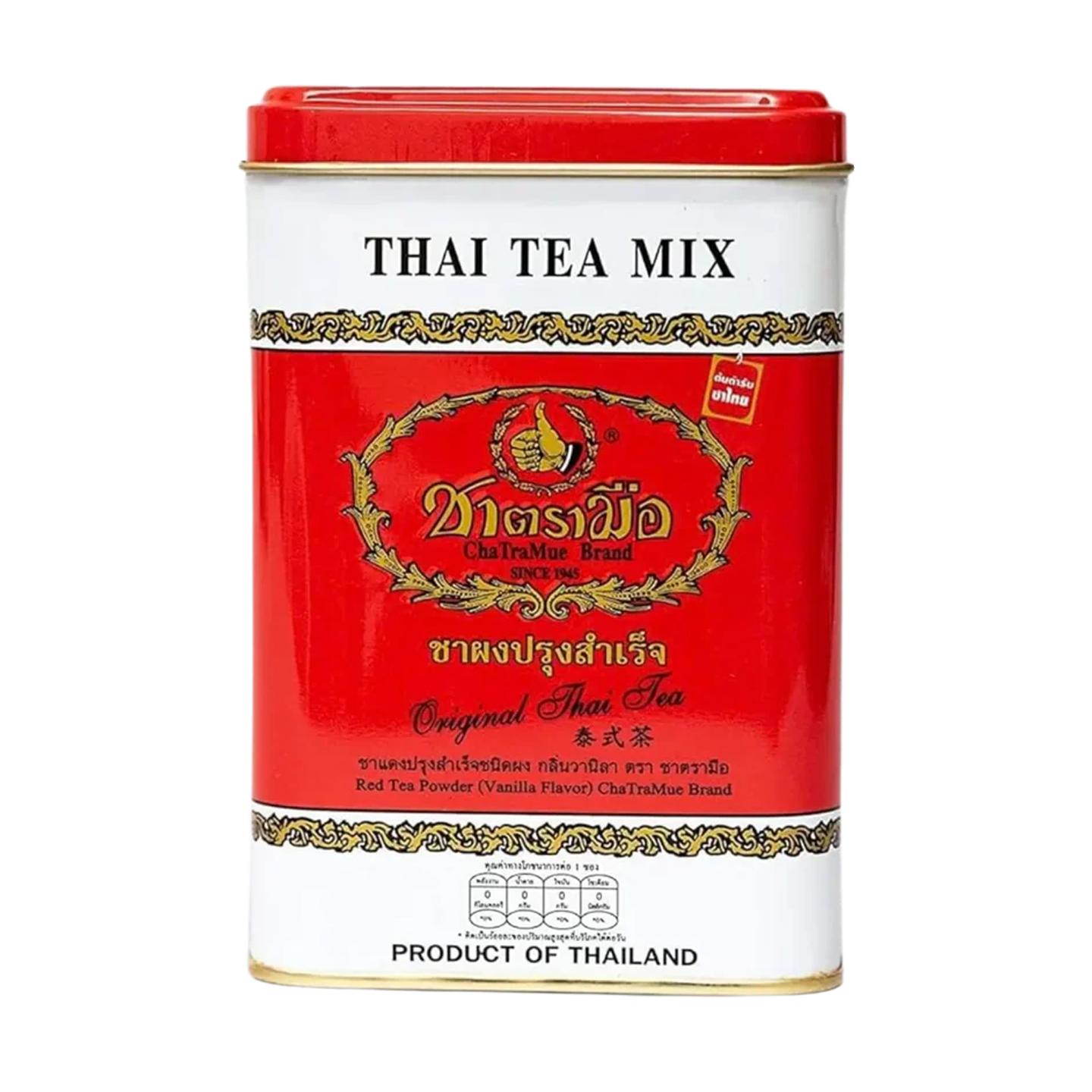 ChaTraMue - Original Thai Tea Mix 50 Tea Bags (200g)
