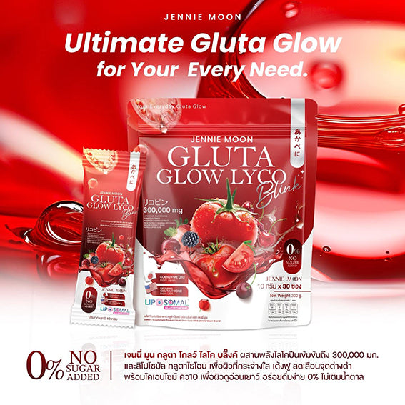 Jennie Moon Gluta Glow Lyco Blink (30 Sachets)