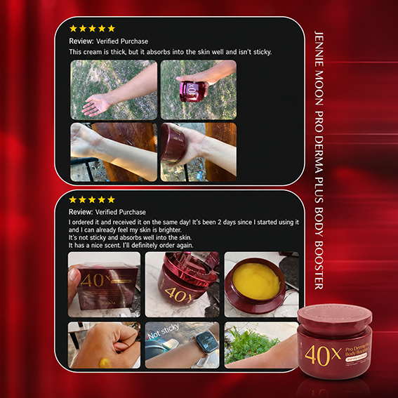 Jennie Moon 40x Pro Derma Plus Body Booster (250g)