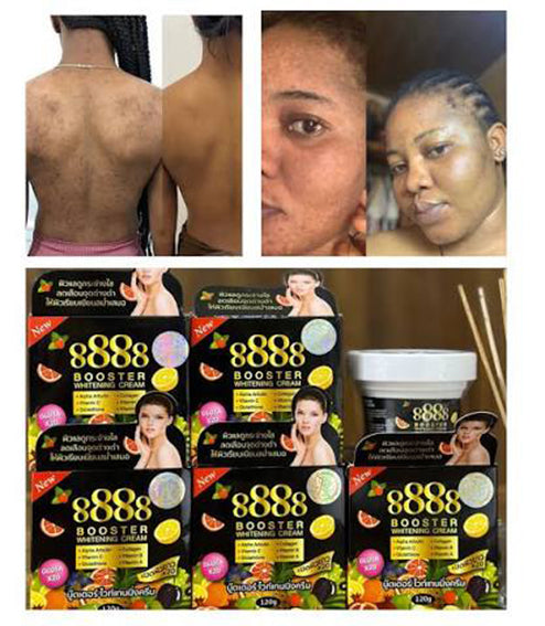 8888 Booster Whitening Cream (Black) 120g